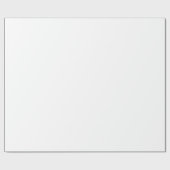 30 x 6 glänzendes weißes Schleifpapier Geschenkpapier (Flach)