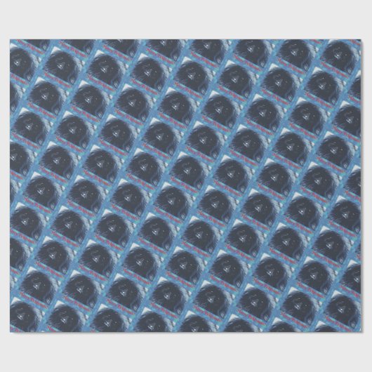 30" x 6" Schleifpapier, glänzendes Schleifpapier Geschenkpapier (Flach)