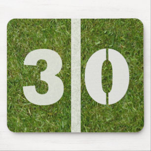 30 Yard-Line-Fußballplatz Mousepad