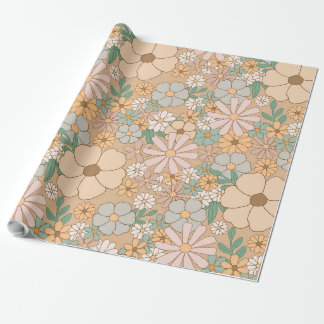 30 Zoll * 60 Meter glänzendes Blumenpapier Geschenkpapier