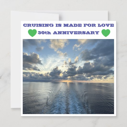 30th ANNIVERSARY CRUISE DOOR MAGNET (Vorderseite)