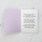 30th Anniversary Scroll Lilacs and Hydrangeas  Karte (Innenseite)