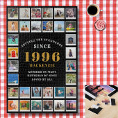 30th Birthday 1996 Family Memories Photo Collage Puzzle
