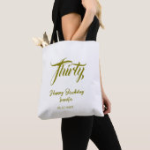 30th birthday add name date year gold template thi tasche (Von Nahem)
