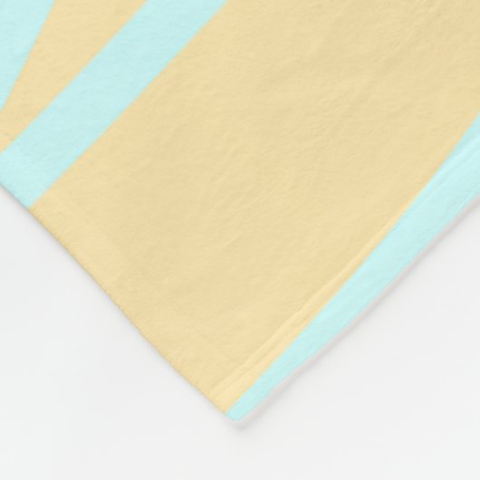 30th birthday add name date year yellow blue paste fleecedecke (Ecke)