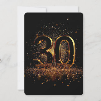 30th Birthday Confetti Invitation Dirty Thirty Ele Einladung