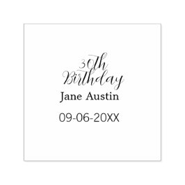 30th birthday copper brown simple stylish name dat permastempel