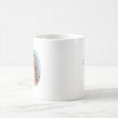 30th Birthday Custom Two Photo  Kaffeetasse (Mittel)