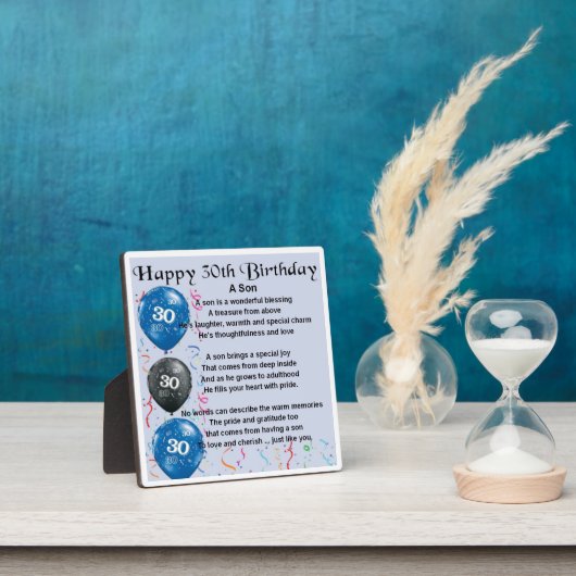 30th Birthday Fotoplatte (InSitu)