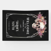 30th Birthday Funeral Welcome Banner (Horizontal)