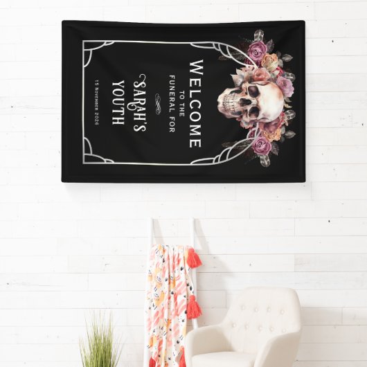 30th Birthday Funeral Welcome  Banner (InSitu)