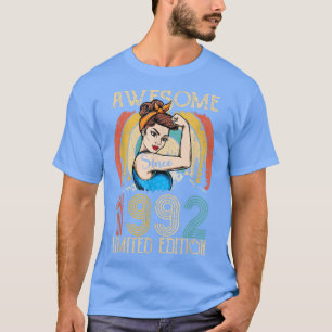 30th birthday gifts for women, Best of 1992 Limite T-Shirt