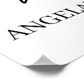 30th Birthday Photo Collage Sign look who's 30 Poster (Ecke)