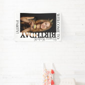 30th Birthday Photo college Party  Banner (InSitu)