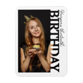 30th Birthday Photo college Party  Magnet (Vertikal)