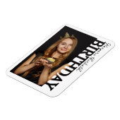 30th Birthday Photo college Party  Magnet (Linke Seite)