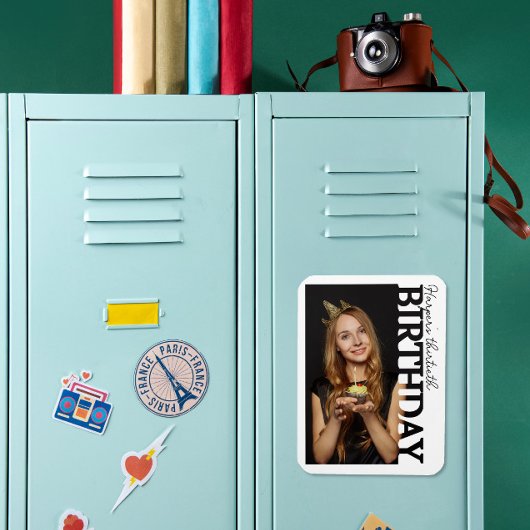 30th Birthday Photo college Party  Magnet