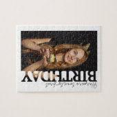 30th Birthday Photo college Party  Puzzle (Horizontal)