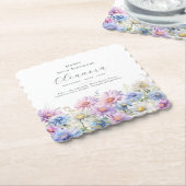 30th Birthday September Birth Flower Custom Untersetzer (angewinkelt)