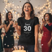 30th birthday womens tshirts thirty milestone 
