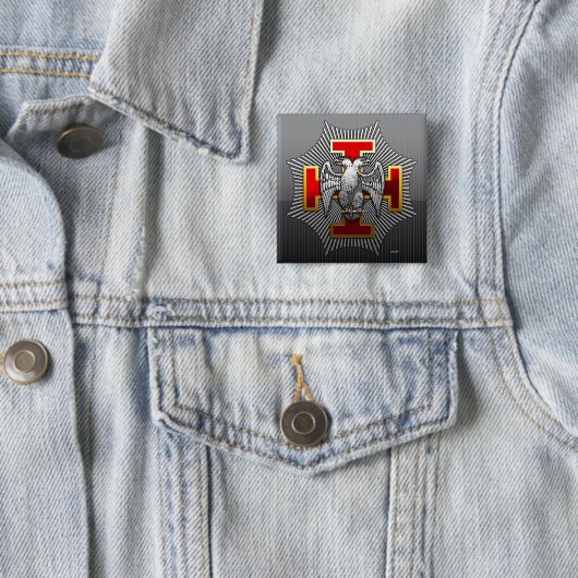30th Degree: Knight Kadosh Button (Beispiel)