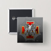30th Degree: Knight Kadosh Button (Vorne & Hinten)