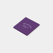 30th wedding anniversary name date purple simple post-it klebezettel (angewinkelt)
