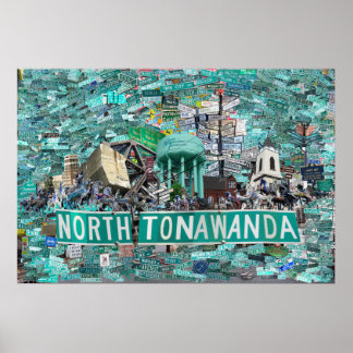 30x20 Print - The Streets of North Tonawanda NY Poster