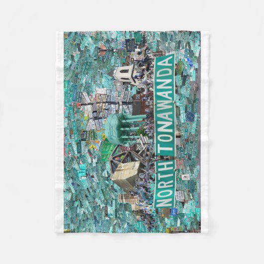30x40 Fleece Blanket - Streets of NT  (Vorderseite)