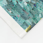 30x40 Fleece-Decke - Straßen von NT Fleecedecke (Ecke)