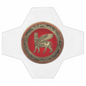 [310] Assyrian Winged Bull - Gold Lamassu Fußball (Flach)