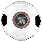 [310] Assyrian Winged Bull - Silver Lamassu Fußball (Gedreht)