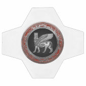 [310] Assyrian Winged Bull - Silver Lamassu Fußball (Flach)