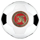 [310] Assyrian Winged Lion - Gold Lamassu Fußball (Gedreht)