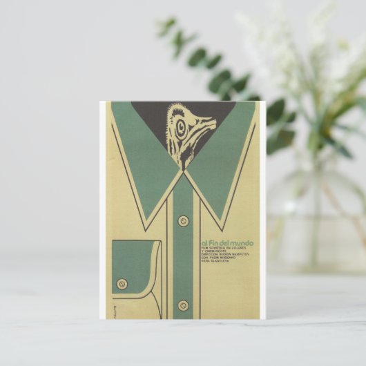 310 Das Ende der Welt - sowjetische Gewerkschaft Postkarte (Stehend Vorderseite)