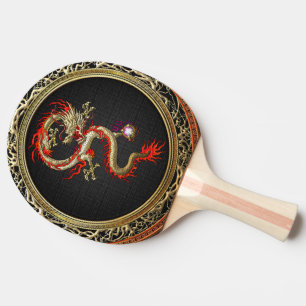 [310] Goldener chinesischer Drache Fucanglong Tischtennis Schläger