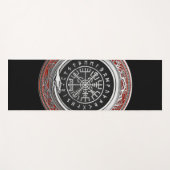 [310] Vegvisir - Viking Silver Magic Runic Compass Yogamatte (Vorderseite (Horizontal))