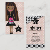 311-A. AMERICAN/STAR/GIFT VISITENKARTE (Vorne/Hinten)