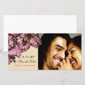 311-Aloha Hibiskus Vintag Damask | Save The Date (Vorne/Hinten)