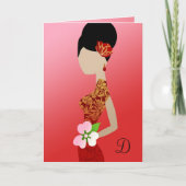 311-Asian Bride Dusche Einladung (Vorderseite)