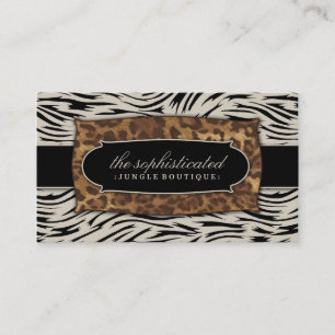 311 Ausgeklügeltes Jungle Zebra 2 Visitenkarte