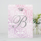 311 Babypink und Lilac Einladung (Stehend Vorderseite)