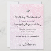 311 Babypink und Lilac Einladung (Rückseite)