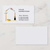 311 Bauunternehmer-Heimwerker-Visitenkarte Visitenkarte (Vorne/Hinten)