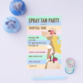 311 Bikini Girl Spray Tan Party Flyer (Einzeln)