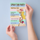 311 Bikini Girl Spray Tan Party Flyer (Handgriff)