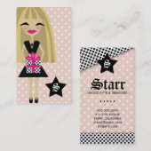 311-BLONDE/STAR/GIFT VISITENKARTE (Vorne/Hinten)