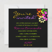 311 Blumen-Duschen-Einladung Einladung (Rückseite)