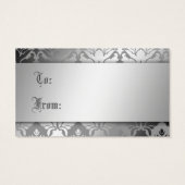 311-Bow-licious Silver Christmas Hang Tag (Rückseite)