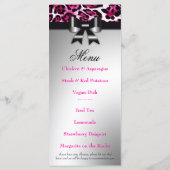 311 Bowlicious Pink-Leopard Menükarte (Rückseite)